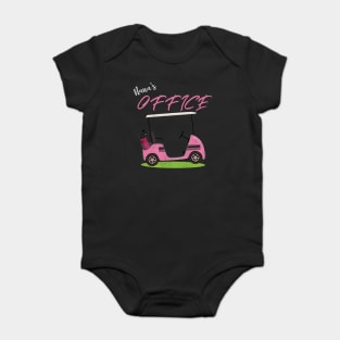 Nana's Office Funny Golf Cart T-Shirt for Grandma Baby Bodysuit